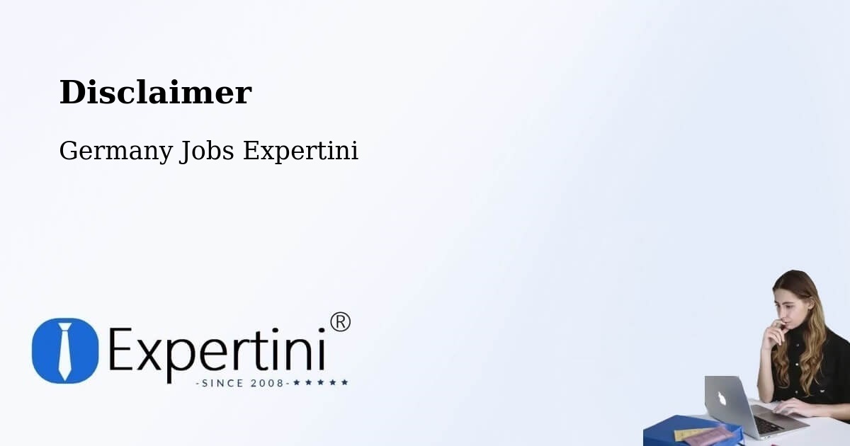 Disclaimer – Eggenthal - Germany Jobs Expertini